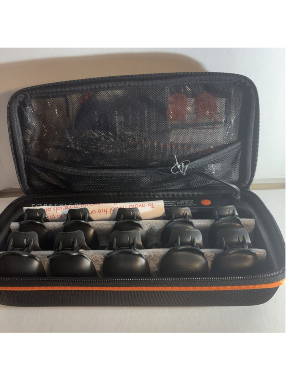 InStyler TopStyler Heated Ceramic Styling Shells Hair Curler System Case 1202